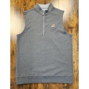 Philadelphia Cricket Club‎ Straight Down Performance 1/4 Zip Vest Gray Medium